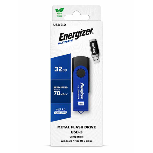 Picture of ENERGIZER USB METAL FLASH DRIVE 32GB